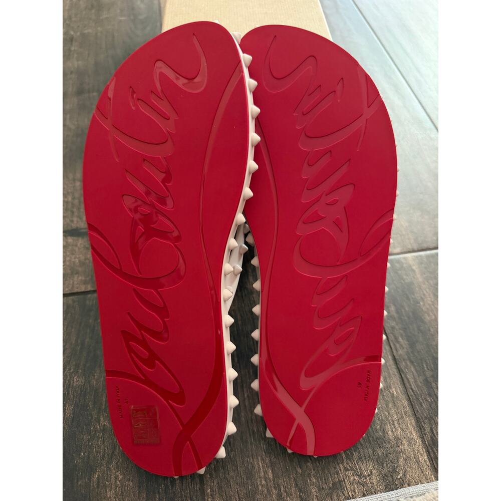 Christian Louboutin Super Loubi Flip Sandals BNIB 41 - Picture 6 of 7